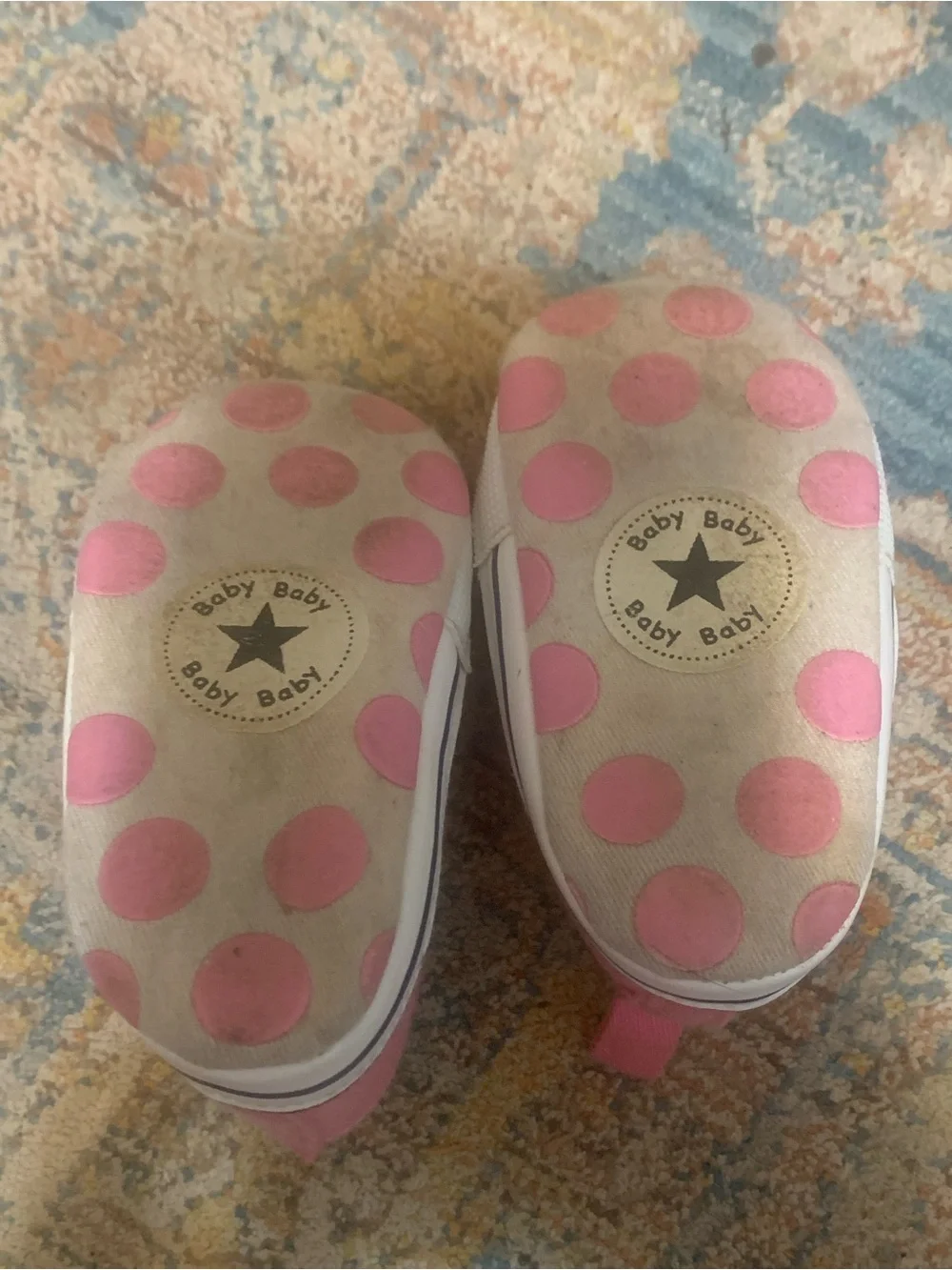 Baby Pink Canvas Sneakers - Casual Lace-Up Shoes